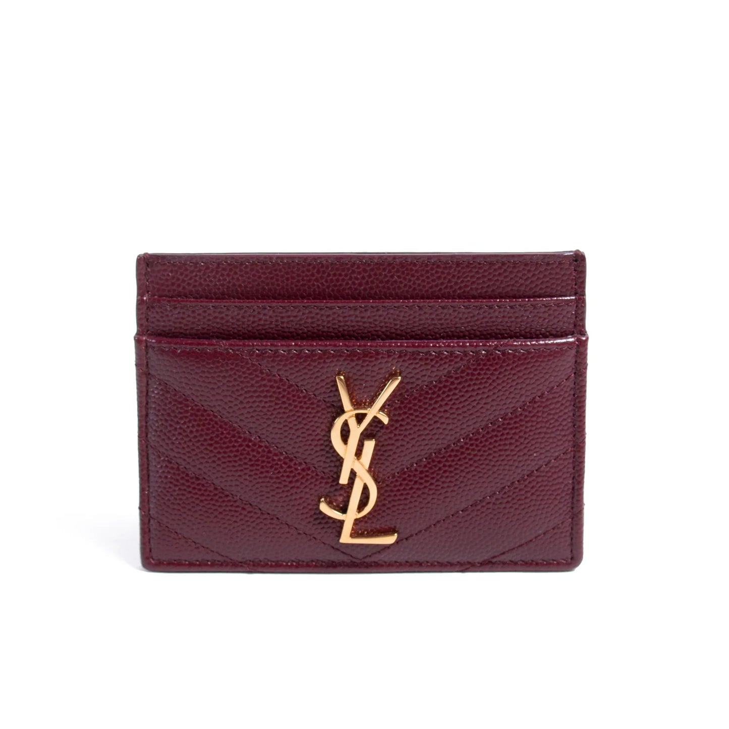 YSL Monogram Quilted Card Holder