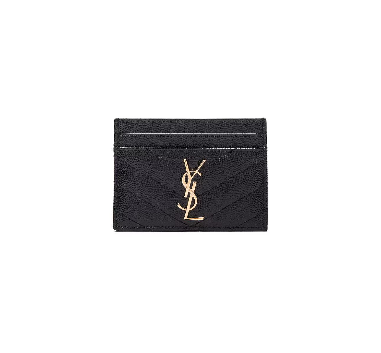 YSL Monogram Quilted Card Holder