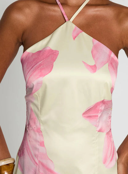Blush Bloom Mini Dress