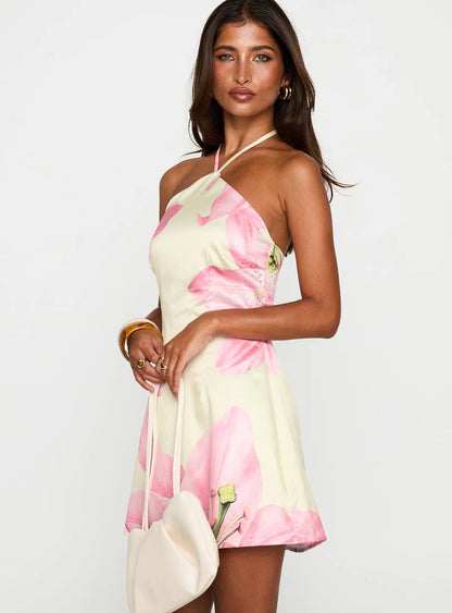 Blush Bloom Mini Dress