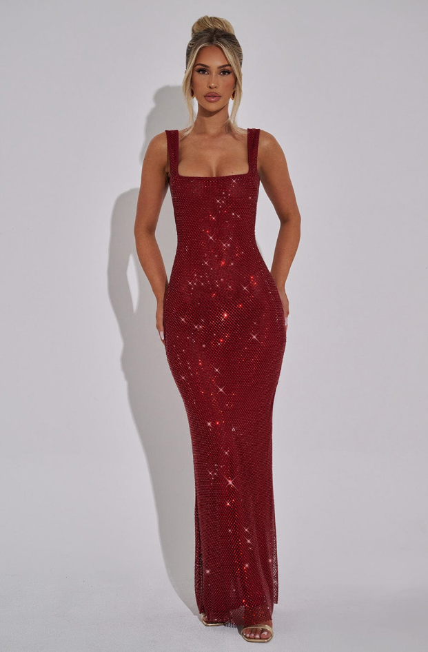 Midnight Sparkle Maxi Dress