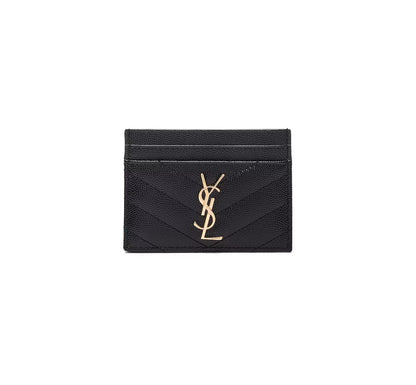 YSL Monogram Quilted Card Holder