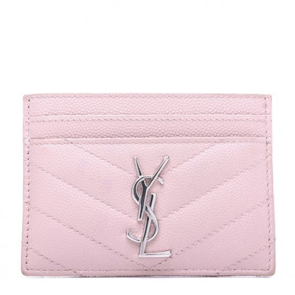 YSL Monogram Quilted Card Holder